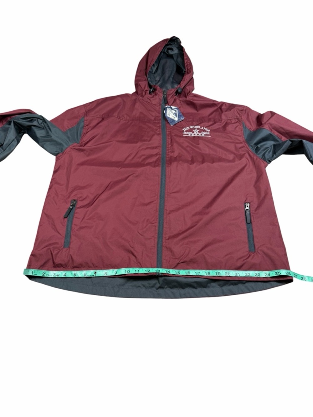 10/$25🦋 NWT Ohiopyle Maroon THE WOODLANDS Windbreaker - Size XL - Picture 14 of 15